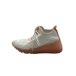 Steve Madden Cello Women's Sneakers Size 5M White‎  / Orange